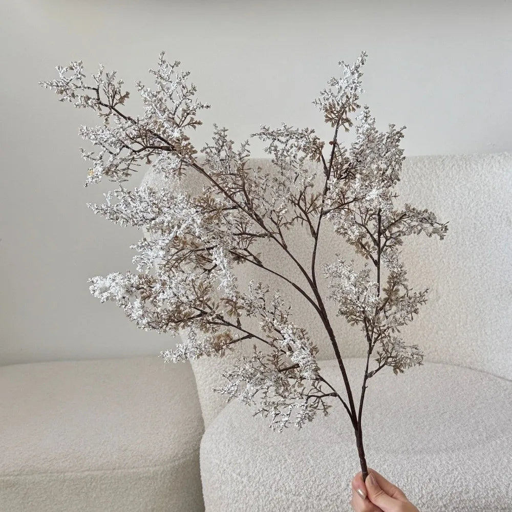 branches artificielles fleurs fines naturelles modernes blanc rose doré décoration intérieure maison événement festive