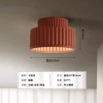 lampe moderne résine rouge vert rayures opaques chambre couloir salon
