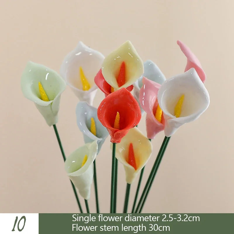 bouquet artificiel fleurs roses tulipes feuilles vertes moderne décoration intérieure anniversaire nouvelle année chinoise