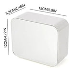 distributeur serviettes papier blanc moderne adhésif papier toilette 15cm 6.3cm 12cm