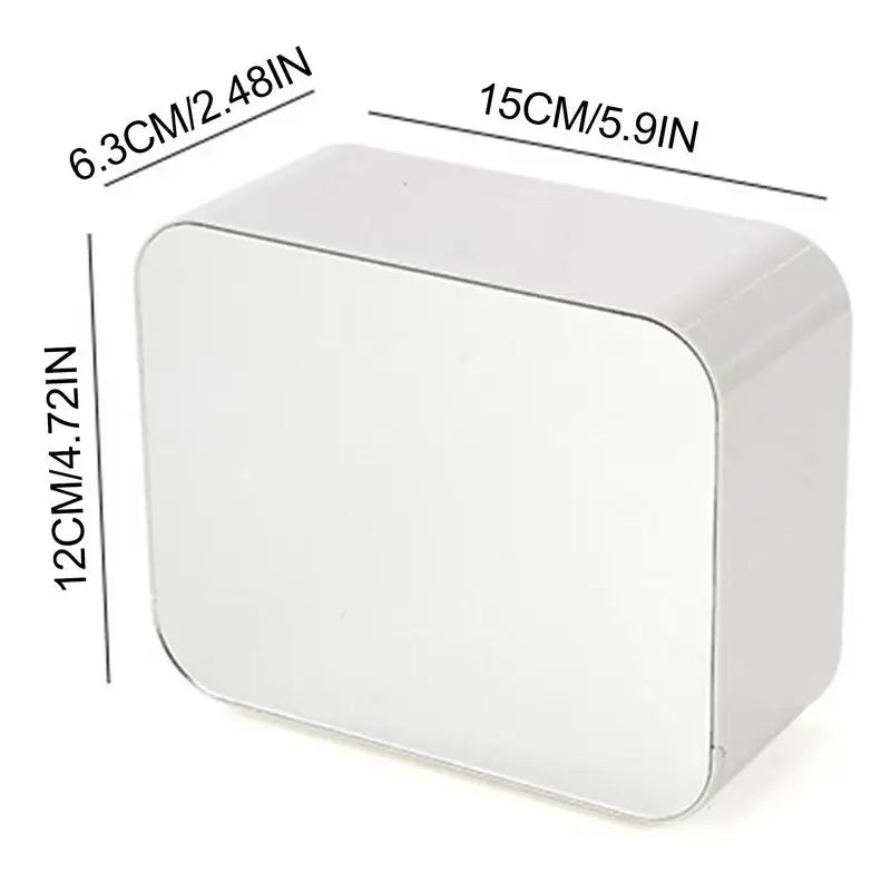 distributeur serviettes papier blanc moderne adhésif papier toilette 15cm 6.3cm 12cm