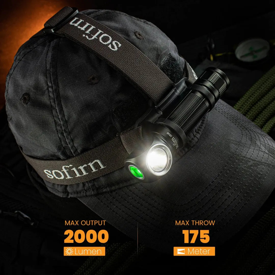 lampe frontale rechargeable usb 18650 led 2000lm noir modernisée réticulée ceinture ajustable camping extérieur