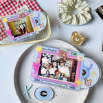 cadre photo transparent kpop coeurs papillons now playing angel puppy mignon rétro