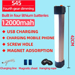 lampe led rechargeable camping tube alu blanc orange moderne minimaliste