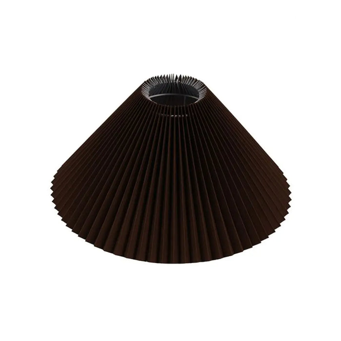 lampe table rouge orange bleu beige transparente vintage abatjour plissé fixations oreillettes