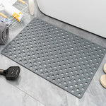 tapis douche bain antidérapant microfibre perforations bleu rose gris vert beige moderne