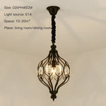 lampe suspendue postmoderne bronze doré sphères translucides structure métallique opaques éclairage led chambre salon