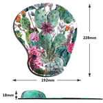 coussin souris ergonomique multicolore floral adhésif gamer portable abstraits motifs opaques