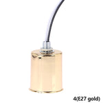 support ampoule led vis céramique noir doré cuivre argenté moderne facile