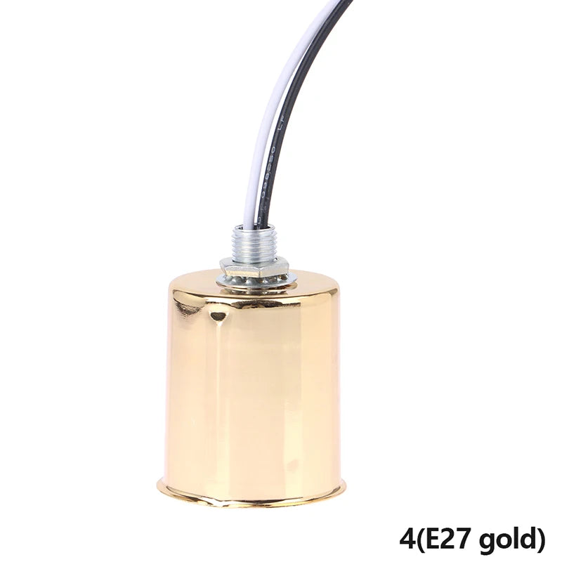 support ampoule led vis céramique noir doré cuivre argenté moderne facile