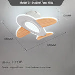 lampe moderne blanche bois contemporain métal éclairage chambre enfant fixations invisible