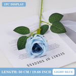 bouquet fleurs artificielles soie roses classiques intérieur décoration maison blanc rose rouge bleu anniversaire
