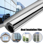 film d'isolation thermique argenté adhésif protection uv moderne 40cm 50cm 1m 3m