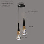 suspension lumineuse moderne élégante noir doré transparent câble ajustable led 90 260v 249 2000lm