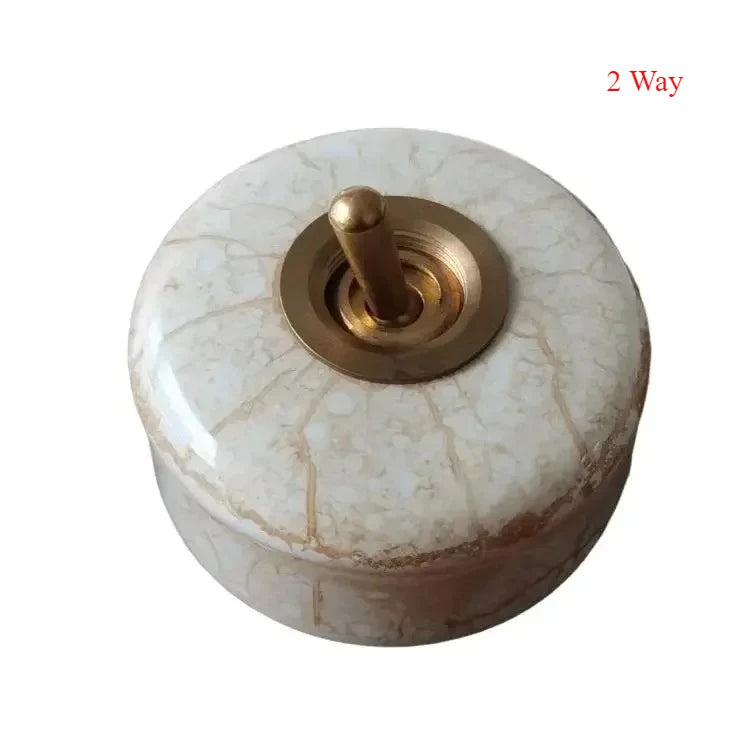 socle lampe vintage or noir rayures horizontales fixations maison DIY deco