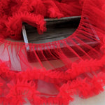 ruban tulle plissé noir rose blanc jaune fin élégant décoration 90cm longueur 15cm largeur