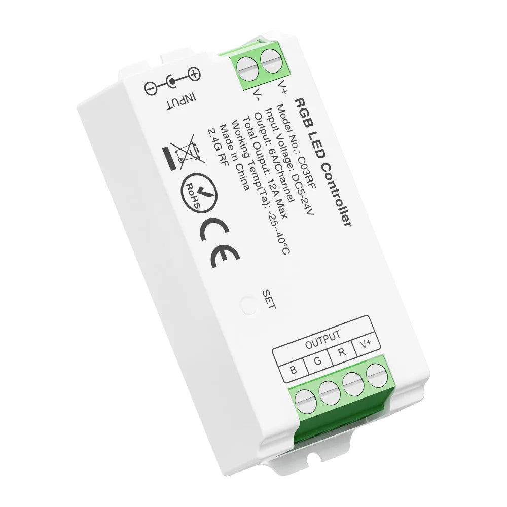 contrôleur led rgb cct moderne 5v 24v app commande vocale ethernet
