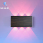 lampe murale led moderne noir blanc bleu vert violet rechargeable minimaliste absRGBO