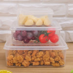 boîtes conservation alimentaire transparentes 300ml 600ml 1200ml couvercle moderne fraicheur fruits légumes viande étanches