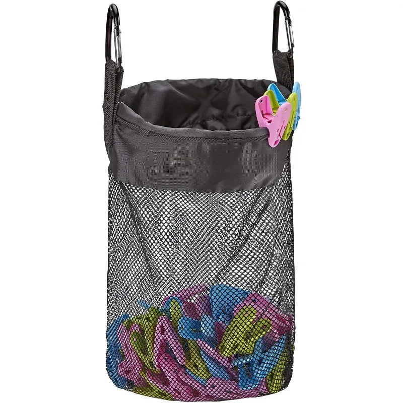 sac pince multiple usage oxford polyester maille pratique moderne crochets noir gris vert violet