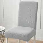 housse chaise tissé motifs géométriques moderne adhésif polyester élasthanne beige gris rouge