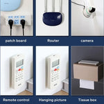 adhésifs blancs multi usages 10 pièces organiseur moderne prise électrique support cuisine blanc