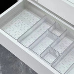 boîtes rangement transparentes tailles adhésives modernes réutilisables durable