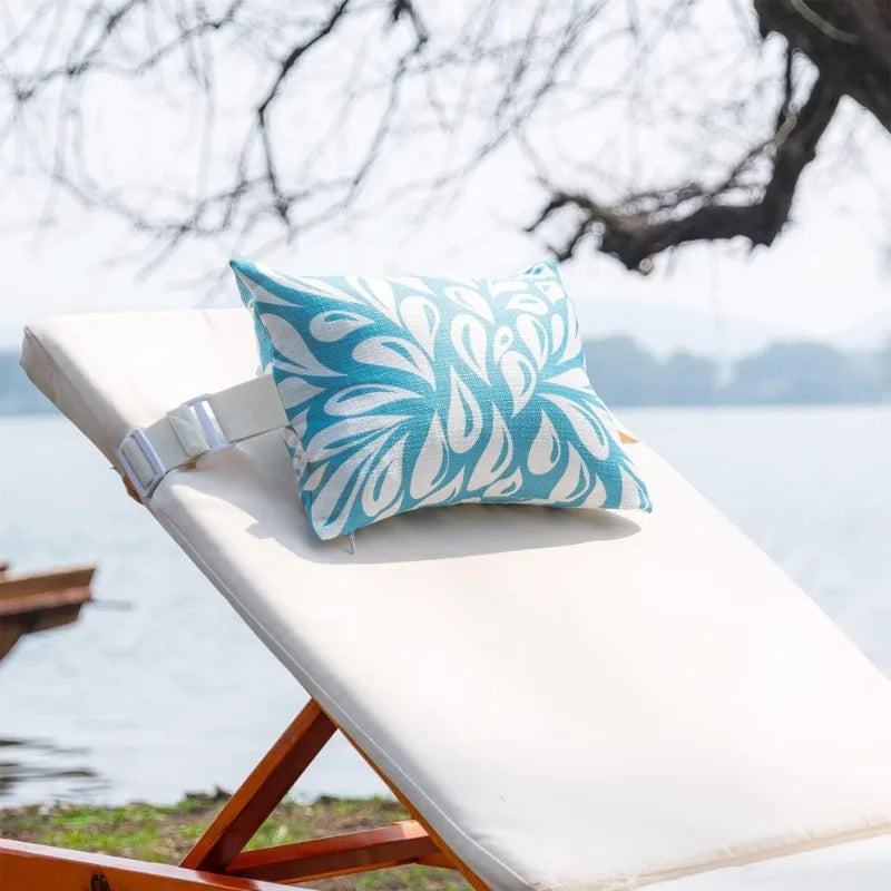 coussin moderne polypropylene rectangle blanc rayures utilisation décoration voiture 28x40cm imprimé nordique