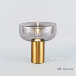 lampe table led transparente moderne base métallique interrupteur tactile vde certifié flux lumineux variable