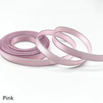 rubans satinés élégants couleur unie opaque 6mm largeur po yards blanc rose rouge bleu