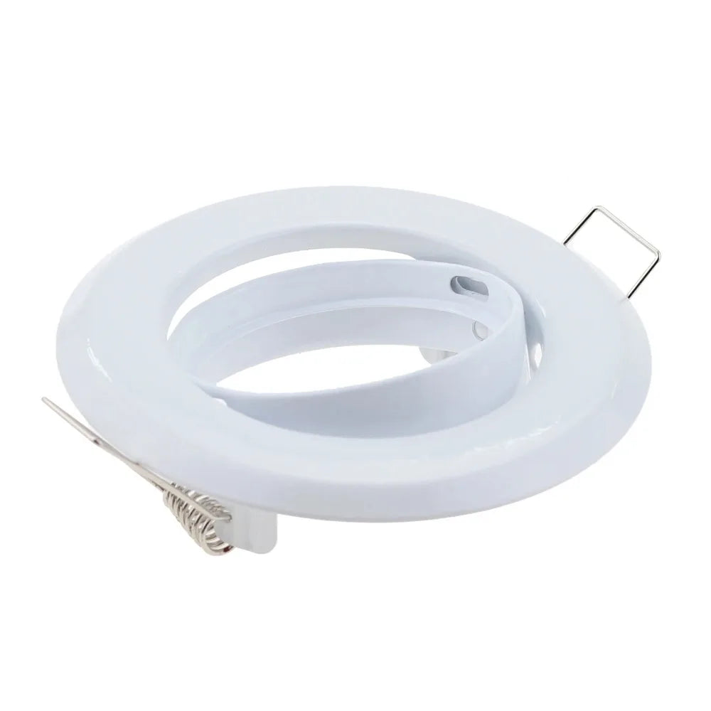 spots led gu10 blancs modernes métal clips intégrés salle manger adjustable 90mm
