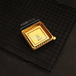 assiettes dorées texturées classiques 6,5cm 6cm 10cm 4cm set table festive