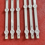 bandes led éclairage écran blanc modernes connecteurs l1 l2 r1 r2 séquence numérotée