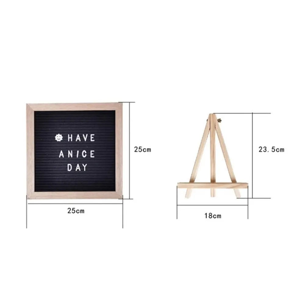 tableau messages liège noir lettres métal clips moderne minimaliste