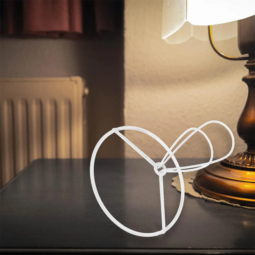support chapeau blanc minimaliste fil fer opaquet lampes luminaires cm 10 cm