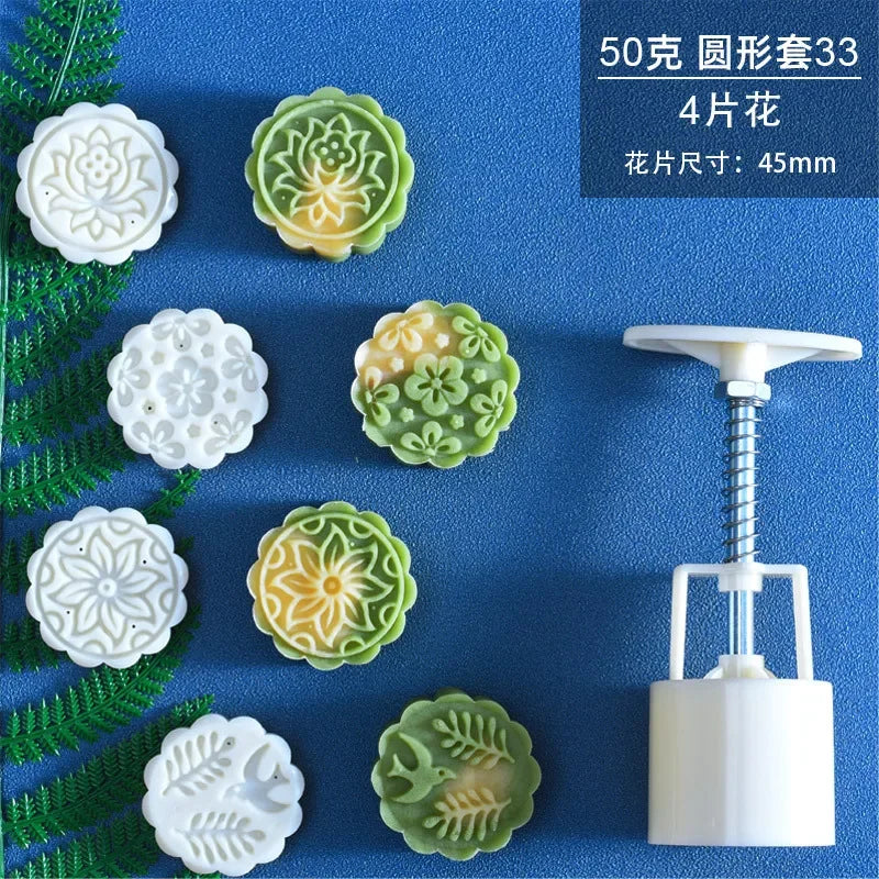 moule biscuits blanc moderne motifs floraux pièces respectueux environnement opaques