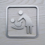 sticker porte wc moderne rond toilette orange noir marron clair blanc vis fixé acrylique