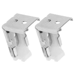 clips store enroulement argenté moderne rideaux verticaux stores romains fixations plaques fixation