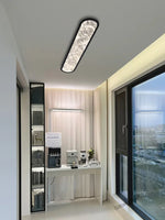 lampes led plafonnier modernes minimalistes encastrables cuisine salle bain nuage noir blanc