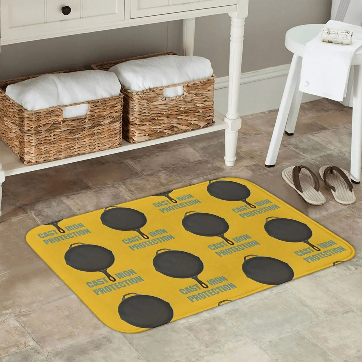 Paillasson cuisine lavable en machine