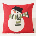coussins noel motifs rennes neige sapins merry christmas festive decoration voiture maison