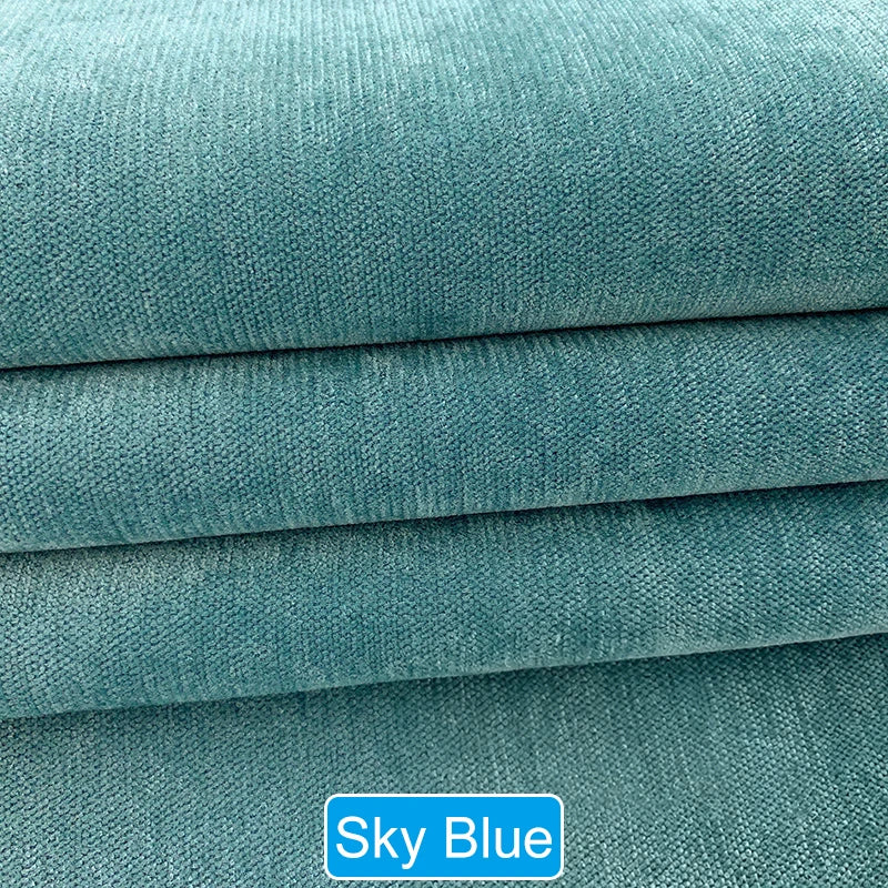 tissu polyester uni moderne vert orange bleu gris marron rouge jaune 148x100cm