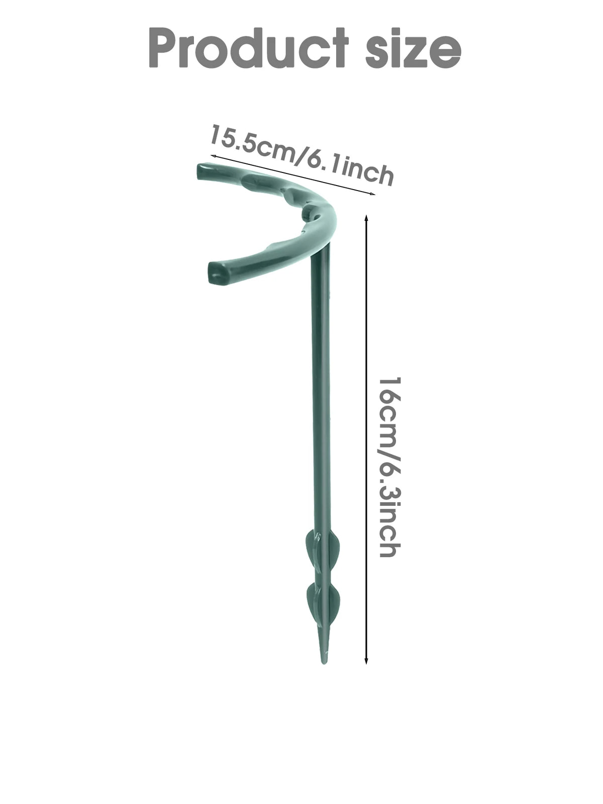 support plante vert foncé clips plastique peint pratique fleur grimpante bonsaï jardin arrangement