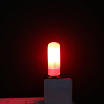 lampe usb transparente moderne 1w 5v led filament multicolore interrupteur