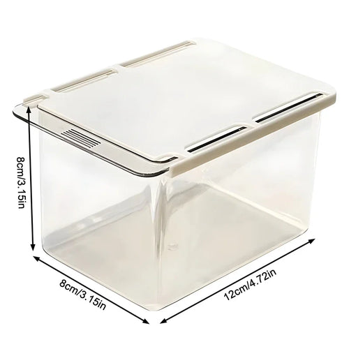boîtes rangement transparentes modernes adhésives coton tige lingettes pinceaux salle bain maquillage