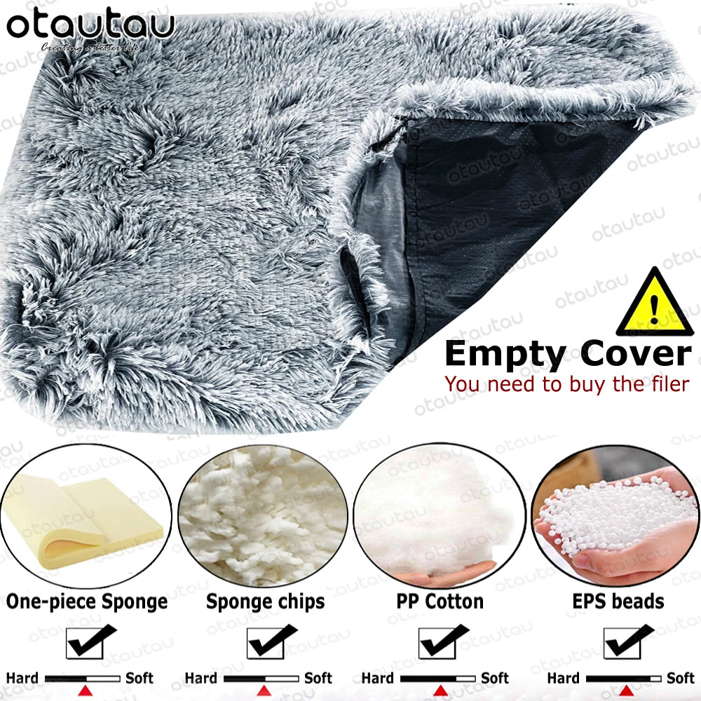 housse canapé lit carré peluche grise moderne anti dérapante imperméable