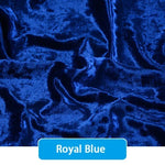 tissu velours brillant bleu royal violet luxueux élastique polyester rideaux coussin canapé