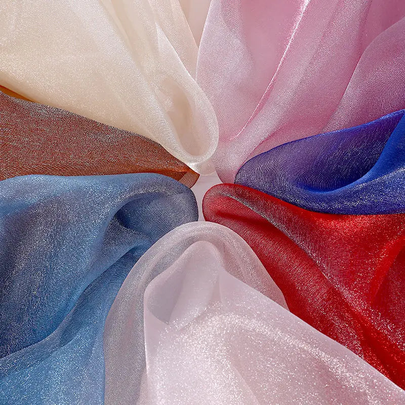ruban pailleté multicolore translucide élégant polyester 100x140cm diy mariage cérémonie événement festive