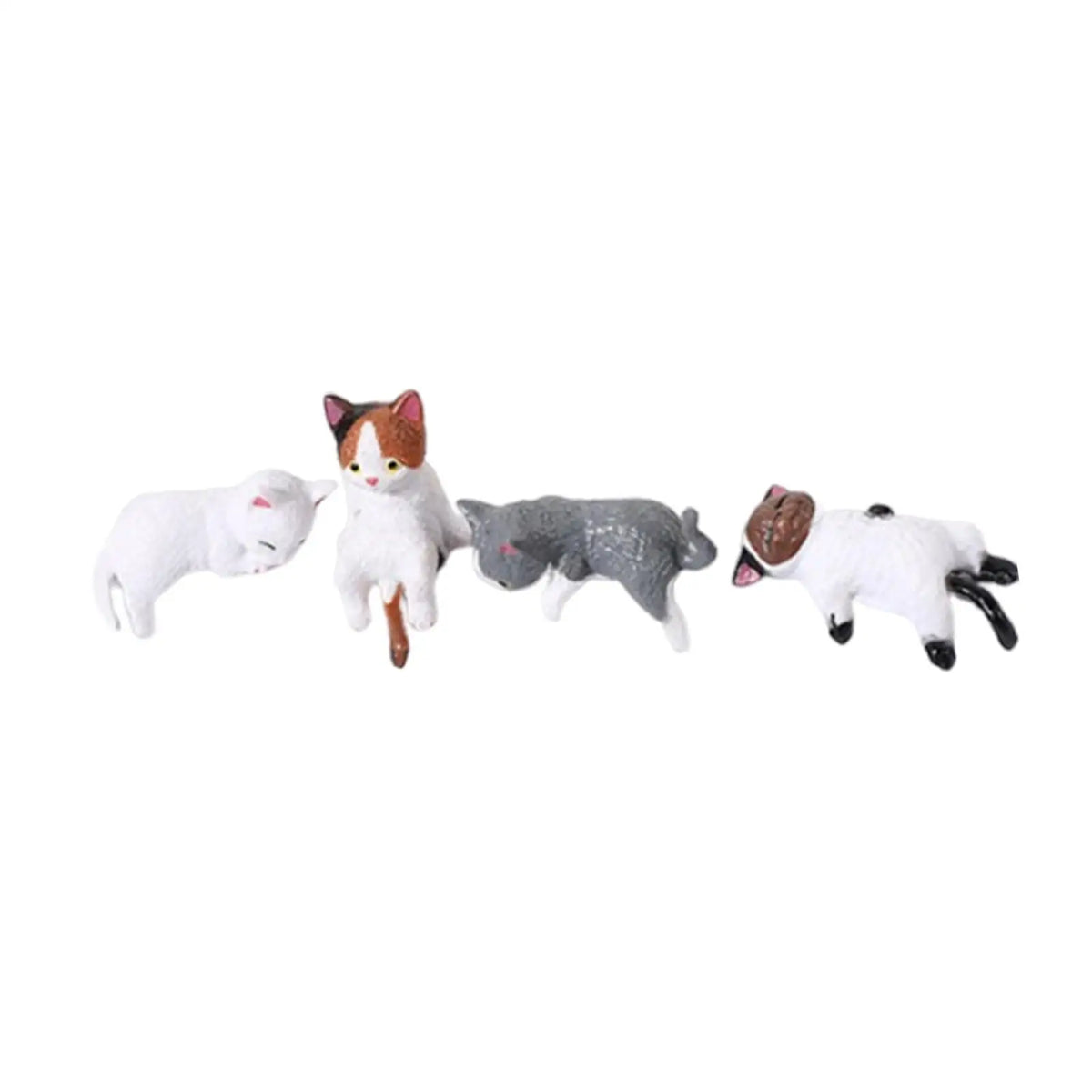 figurines chats décor animaux miniature ornement monitor décoration table cadeau