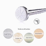 Support de séchage télescopique sans perçage en acier inoxydable gris